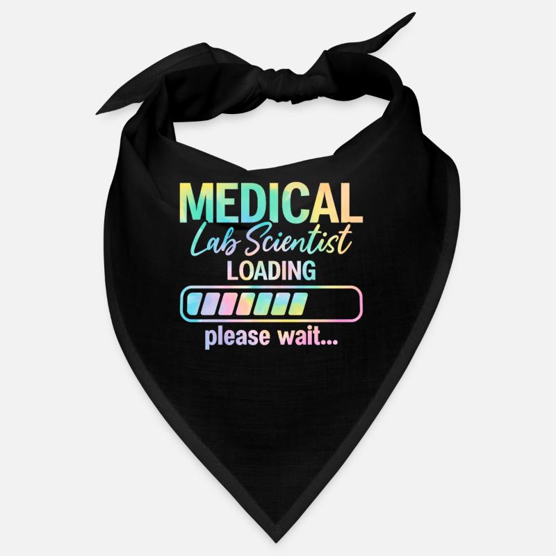 Lab Scientist Loading Tie Dye Lustig MLS Medical Bandana