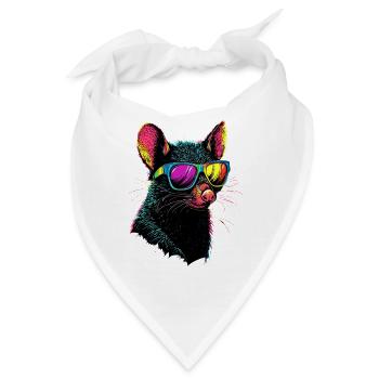 Tasmanischer Teufel Beuteltier Tasmanian Devil - Bandana - Weiß - Vorne