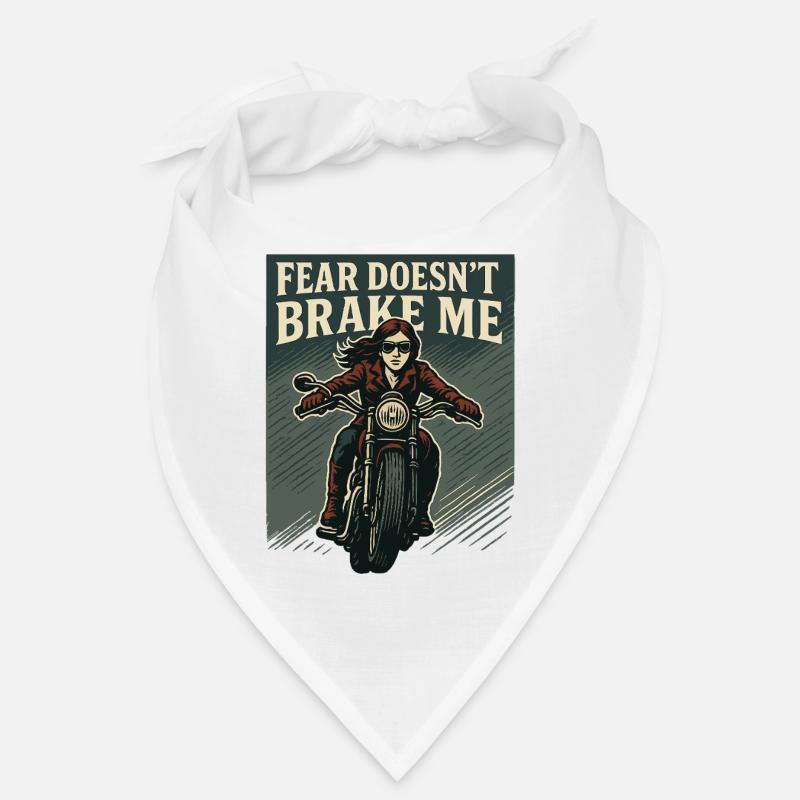 Fear Doesn't Brake Me Motorcyclist Bandana