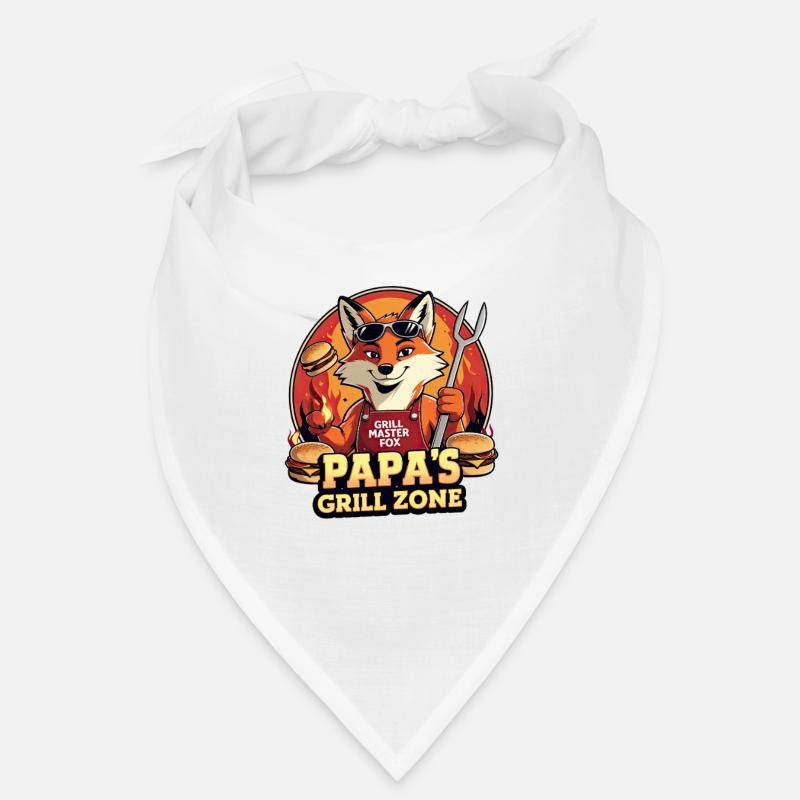 Grill fox for dad's barbecue zone Bandana