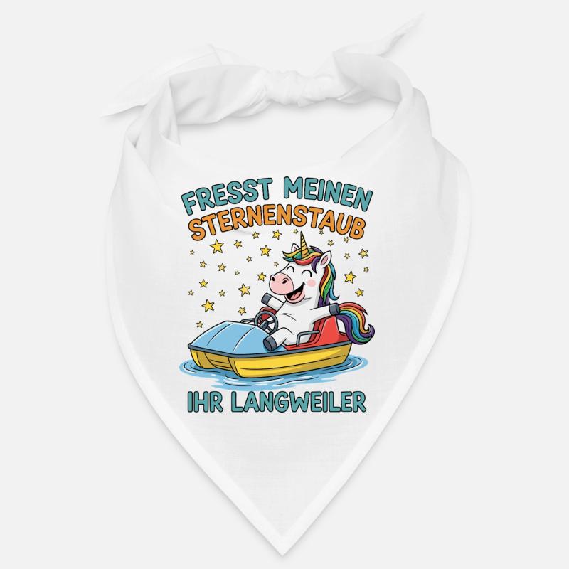 Einhorn Tretbootfahrt Bandana