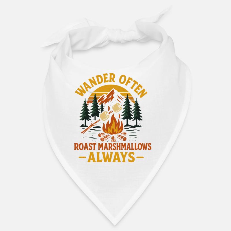 Hiking & Marshmallows Camping Vibes Bandana