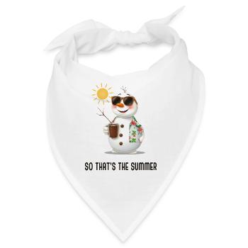 So that's the summer - Bandana - Weiß - Vorne