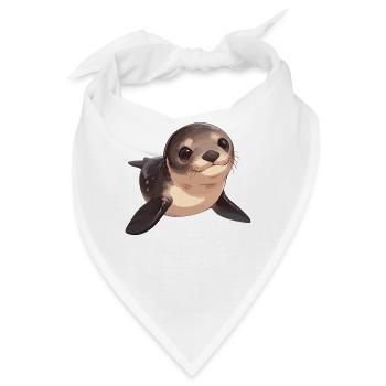 Seelöwen Seelöwe - Bandana - Weiß - Vorne