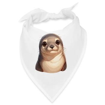 Seelöwen Seelöwe - Bandana - Weiß - Vorne