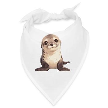 Seelöwen Seelöwe - Bandana - Weiß - Vorne