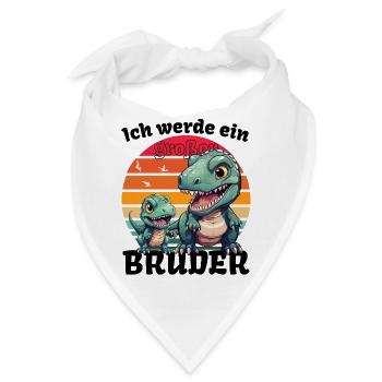 Nachwuchs Verkünden | Ich Werde Großer Bruder 2027 - Bandana - Weiß - Vorne
