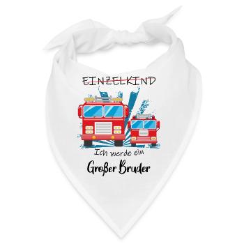 Nachwuchs Verkünden | Ich Werde Großer Bruder 2027 - Bandana - Weiß - Vorne