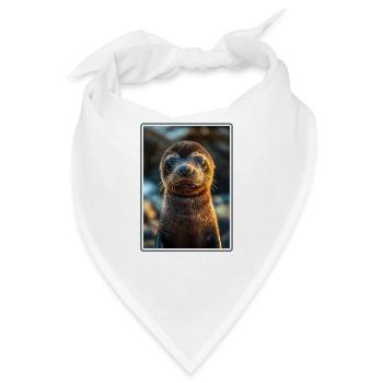 Seelöwen Seelöwe - Bandana - Weiß - Vorne