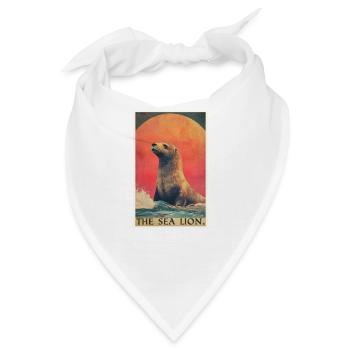 Seelöwen Seelöwe - Bandana - Weiß - Vorne