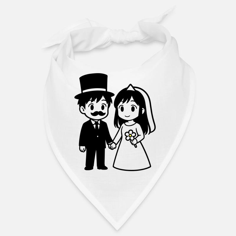 Brautpaar Ehepaar Anime Bandana