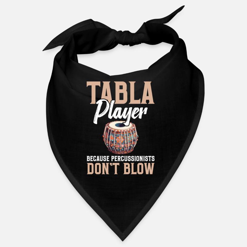 Tabla player, because percussionists don't blow Bandana