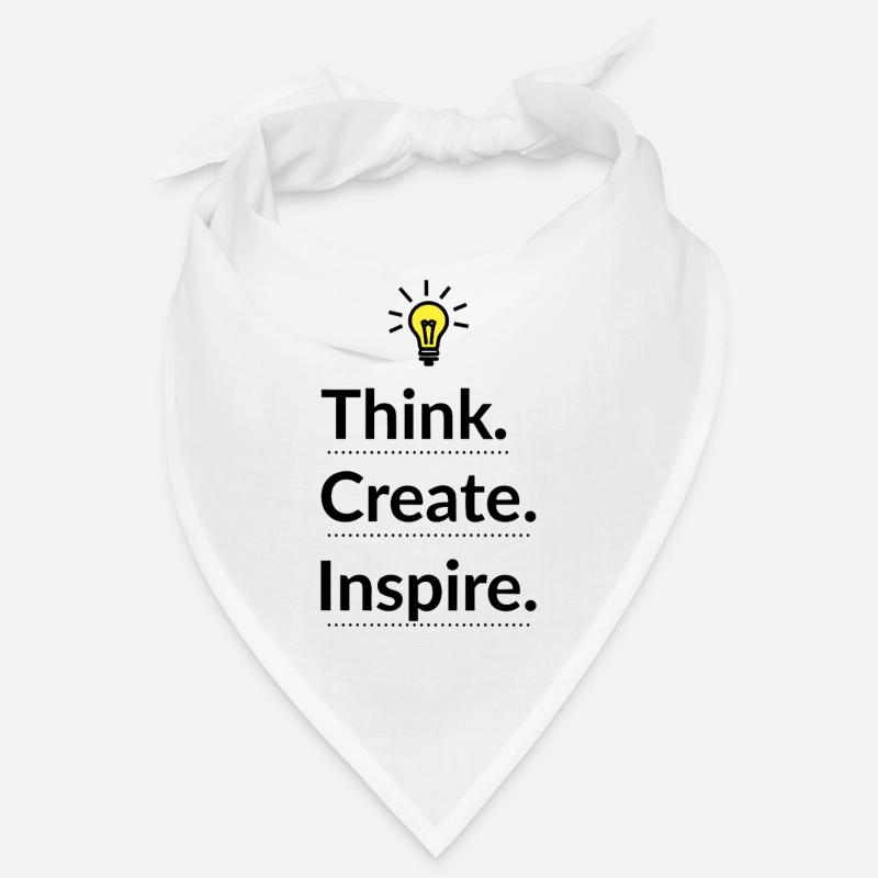 Think Create Inspire Glühbirne Bandana