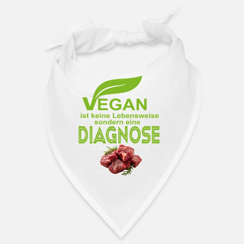 Diagnostic végétalien - Bandana - blanc