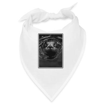 Seeotter - Bandana - Weiß - Vorne
