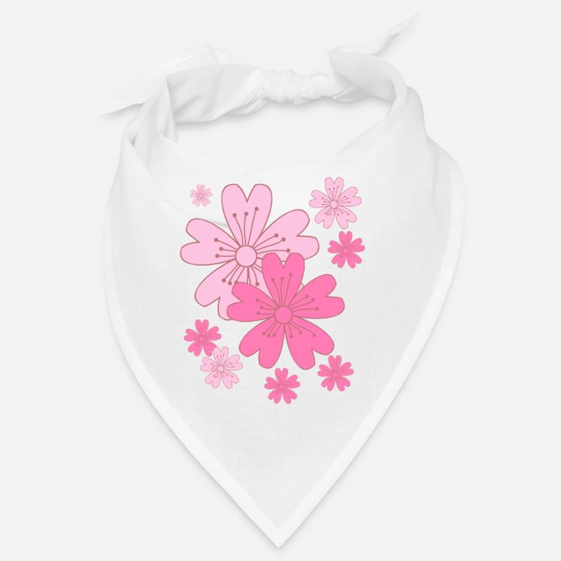 Fallende Sakura Kirschblüten Bandana