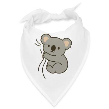 Kuschel-Koala - Bandana - Weiß - Vorne