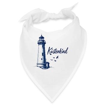 Küstenkind - Bandana - Weiß - Vorne