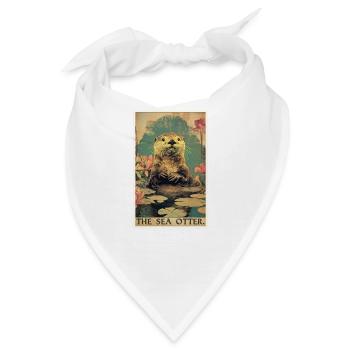 Seeotter - Bandana - Weiß - Vorne