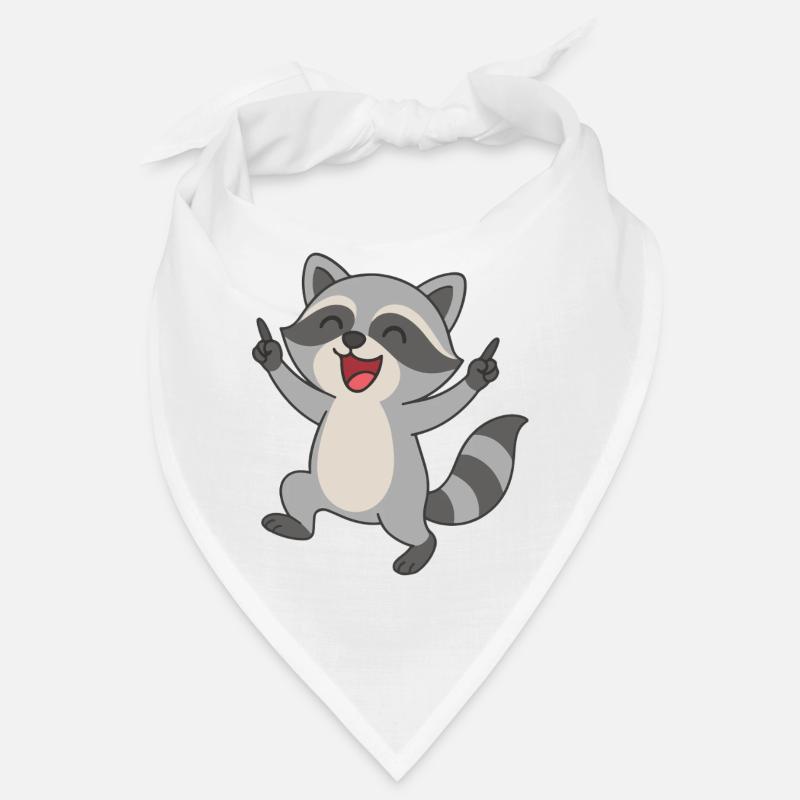 Raton laveur de fête Bandana