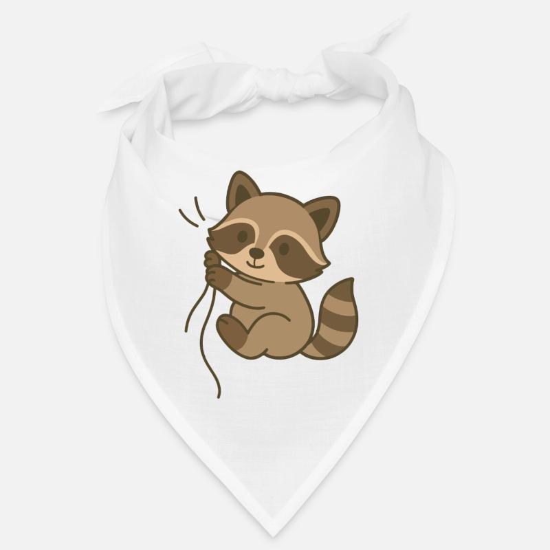 Eingekuschelt Waschbärchen Bandana
