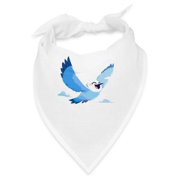 Möwen Möwe - Bandana - Weiß - Vorne