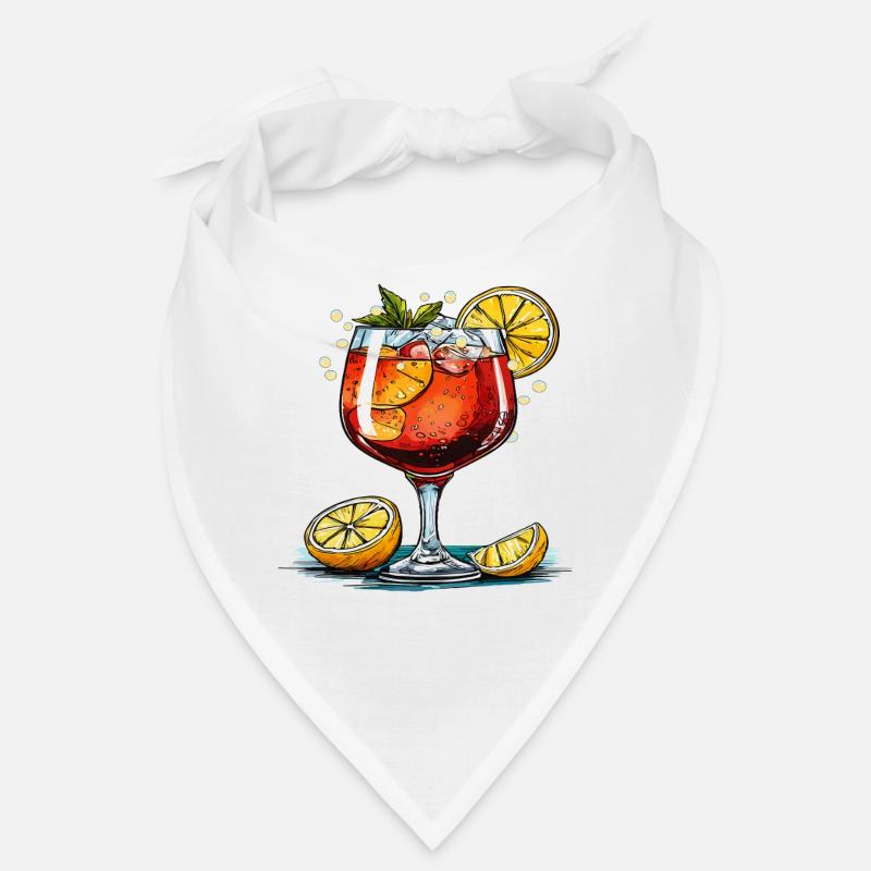 MÉLANGE À BOISSON ROUGE Bandana