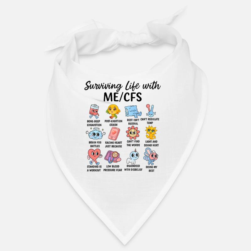 ME/CFS Alltag überleben – Symptom Comic Bandana