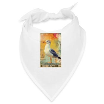 Möwen Möwe - Bandana - Weiß - Vorne