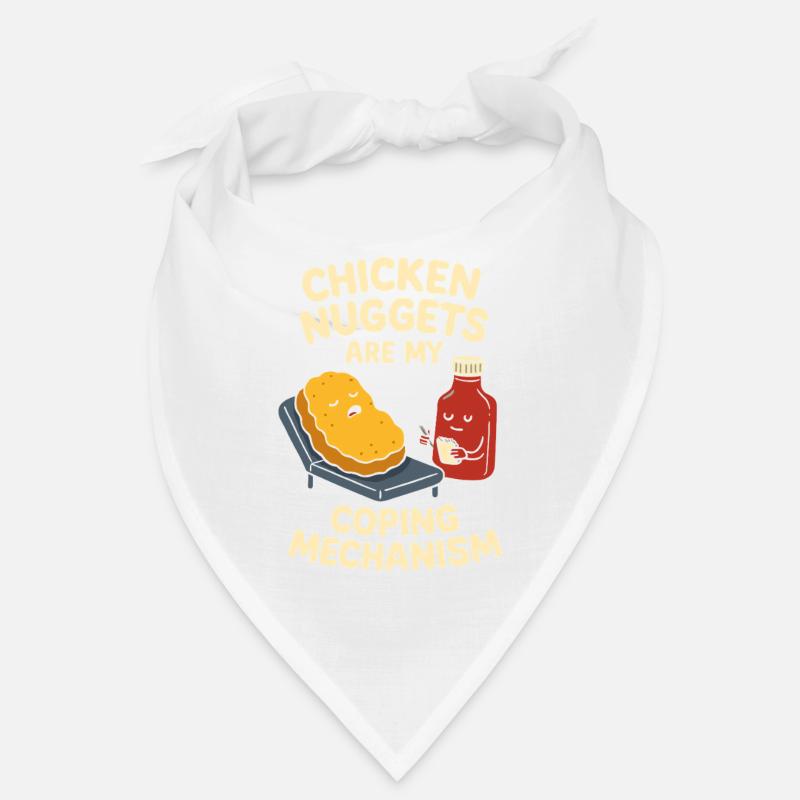 Crispy Nugget Queen Fast Food Obsession Vibes Bandana