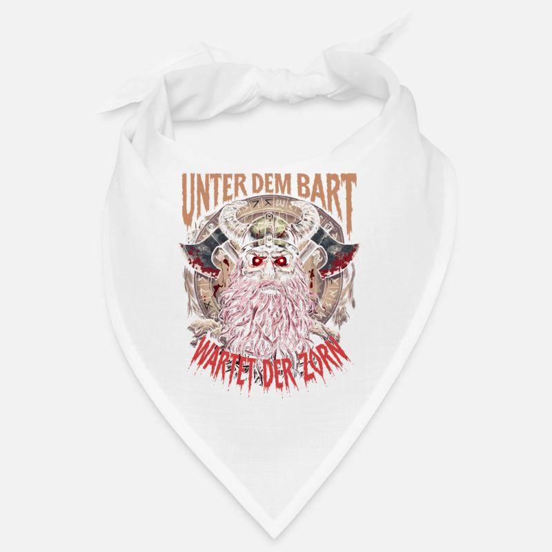 Evil Old Man Viking Under The Beard Wrath Bandana