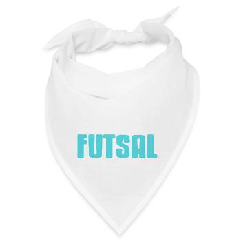 My Dad Will Kick Your Ass at Futsal Funny Pride - Bandana - Weiß - Vorne