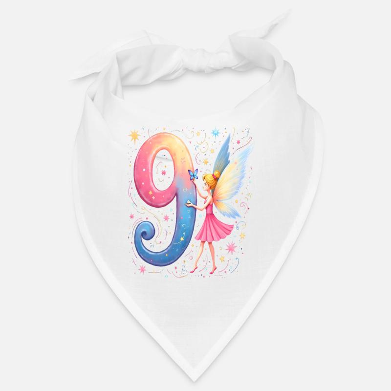 Douce Fée 9ème Anniversaire pour les filles Bandana