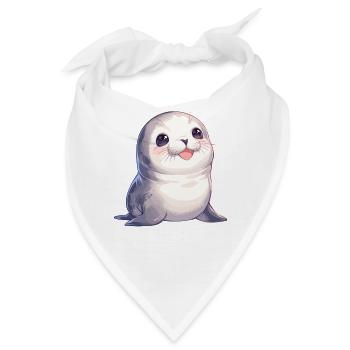 Robben Robbe - Bandana - Weiß - Vorne