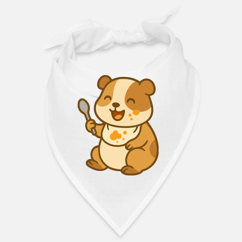 Drôle de cochon d’Inde alimentation pour bébé Bandana