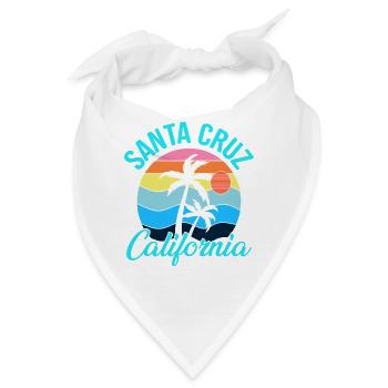 Santa Cruz California - Bandana - Weiß - Vorne