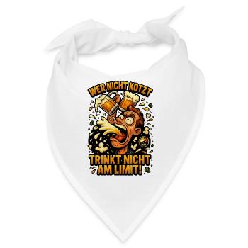 Junggesellenabschied Bräutigam JGA Männerabend - Bandana - Weiß - Vorne