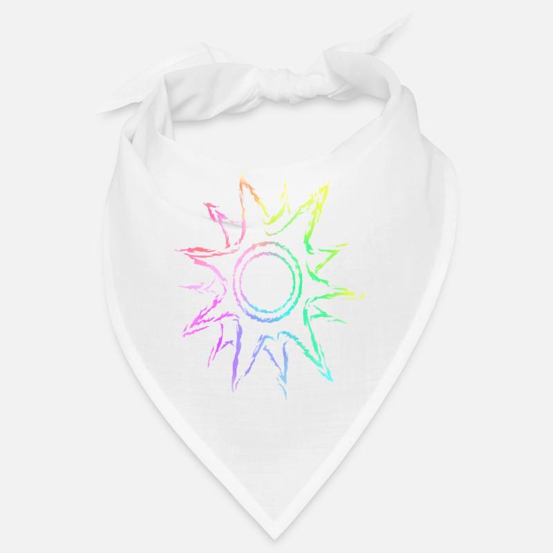 Sun colorful gradient Bandana