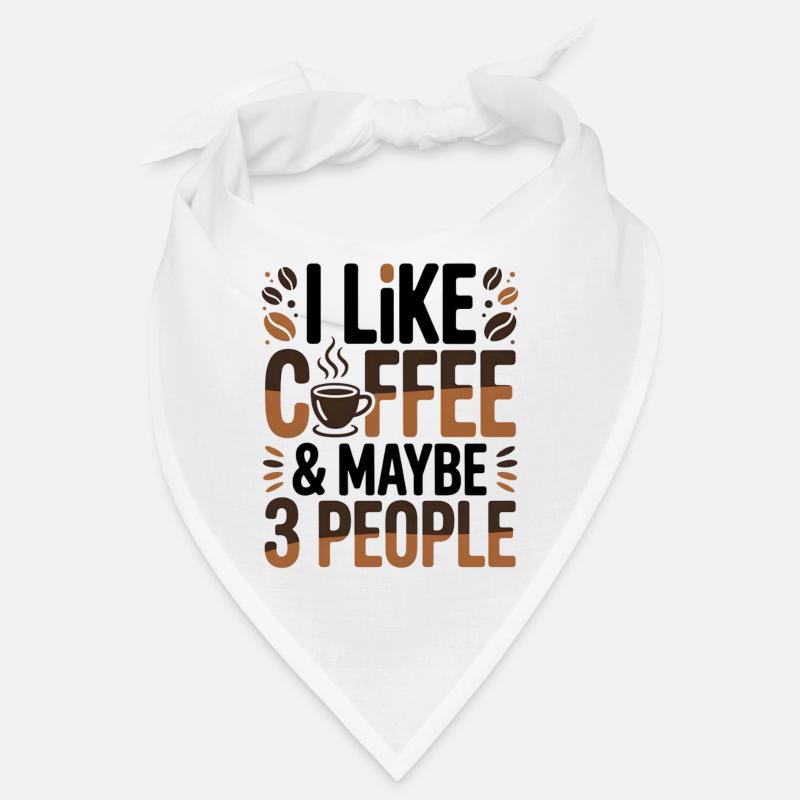 Coffee Introverted Saying Coffee Bandana