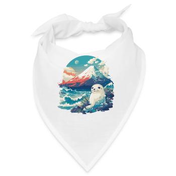 Robben Robbe - Bandana - Weiß - Vorne