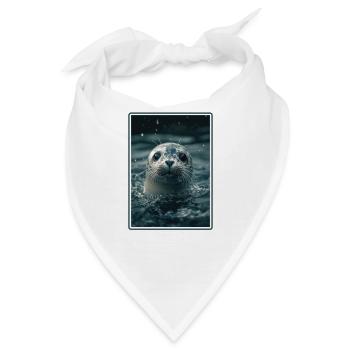 Robben Robbe - Bandana - Weiß - Vorne
