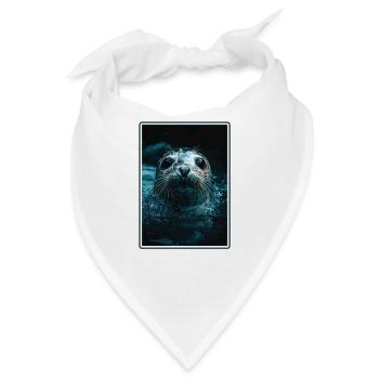 Robben Robbe - Bandana - Weiß - Vorne