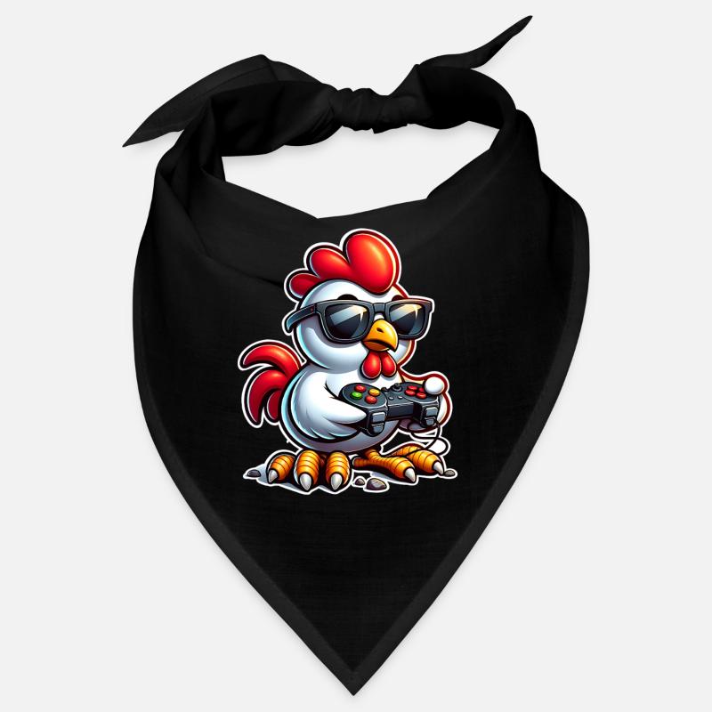 Poulet Gaming Gamer Nerd Bandana