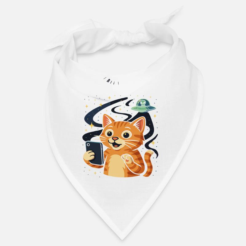 Chat de l’espace avec OVNI extraterrestre Bandana