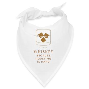 Whisky -liebhaber Verkostungsclub Bourbon Scotch - Bandana - Weiß - Vorne