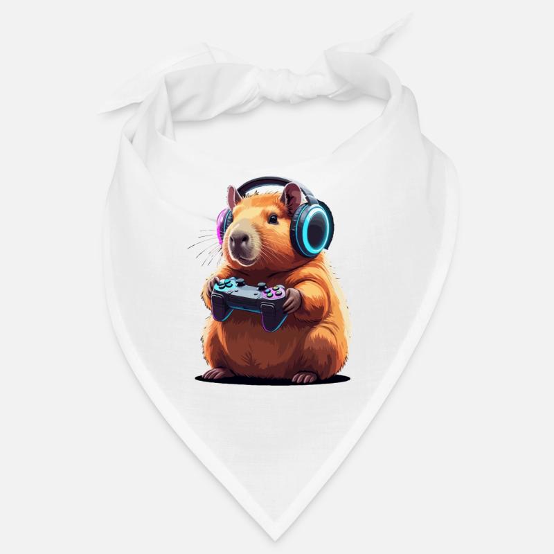 Gamer Hamster Controller Gaming Play Bandana