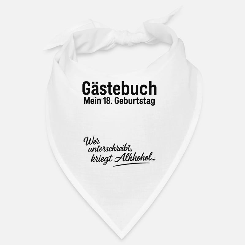 Guestbook 18th Birthday Bandana