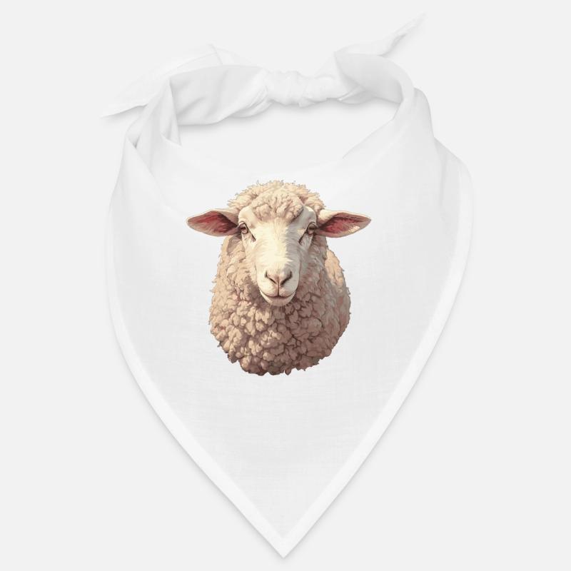 Schafe Schaf - Bandana - Weiß
