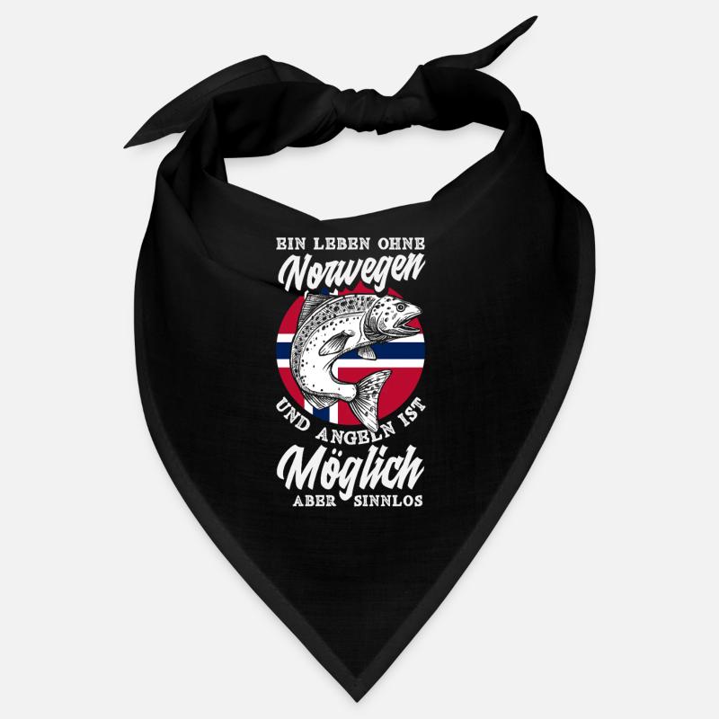 Norvège Pêche Dire Drôle Design Bandana