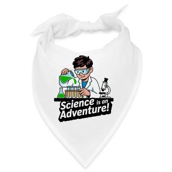 WISSENSCHAFT IST EIN ABENTEUER - Bandana - Weiß - Vorne